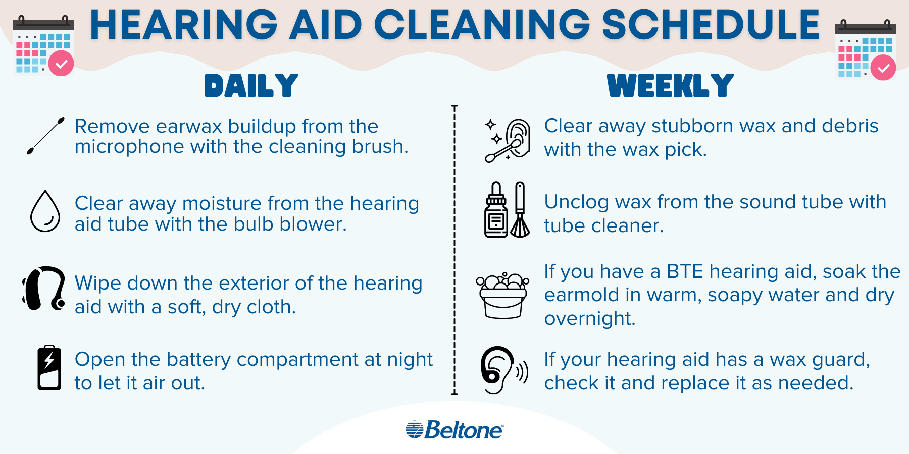 How to Clean and Care for Your Hearing Aids Beltone America